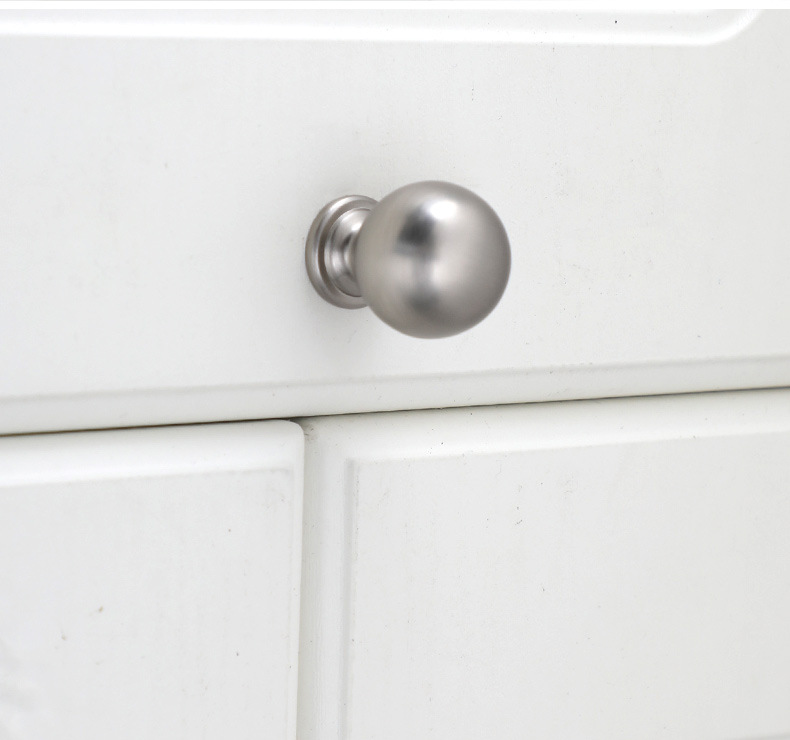 轻奢意式实心柜门圆形单孔拉手金色黑色法式简约橱柜衣柜抽屉把手详情11