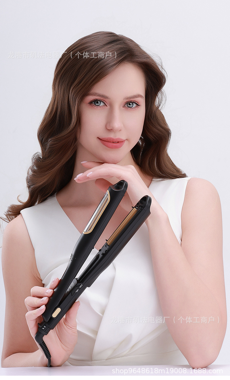 Cross-border high-power clipped hair curler, electric hair straightener, water ripple corn silk hair straightener, fully automatic hair curler pic 3