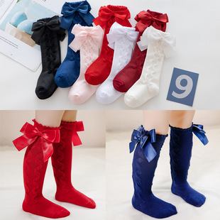 New double-needle pit strip baby knee-length mid-calf socks, 13-color loose-fitting children's socks for autumn and winter 2025 pic 67