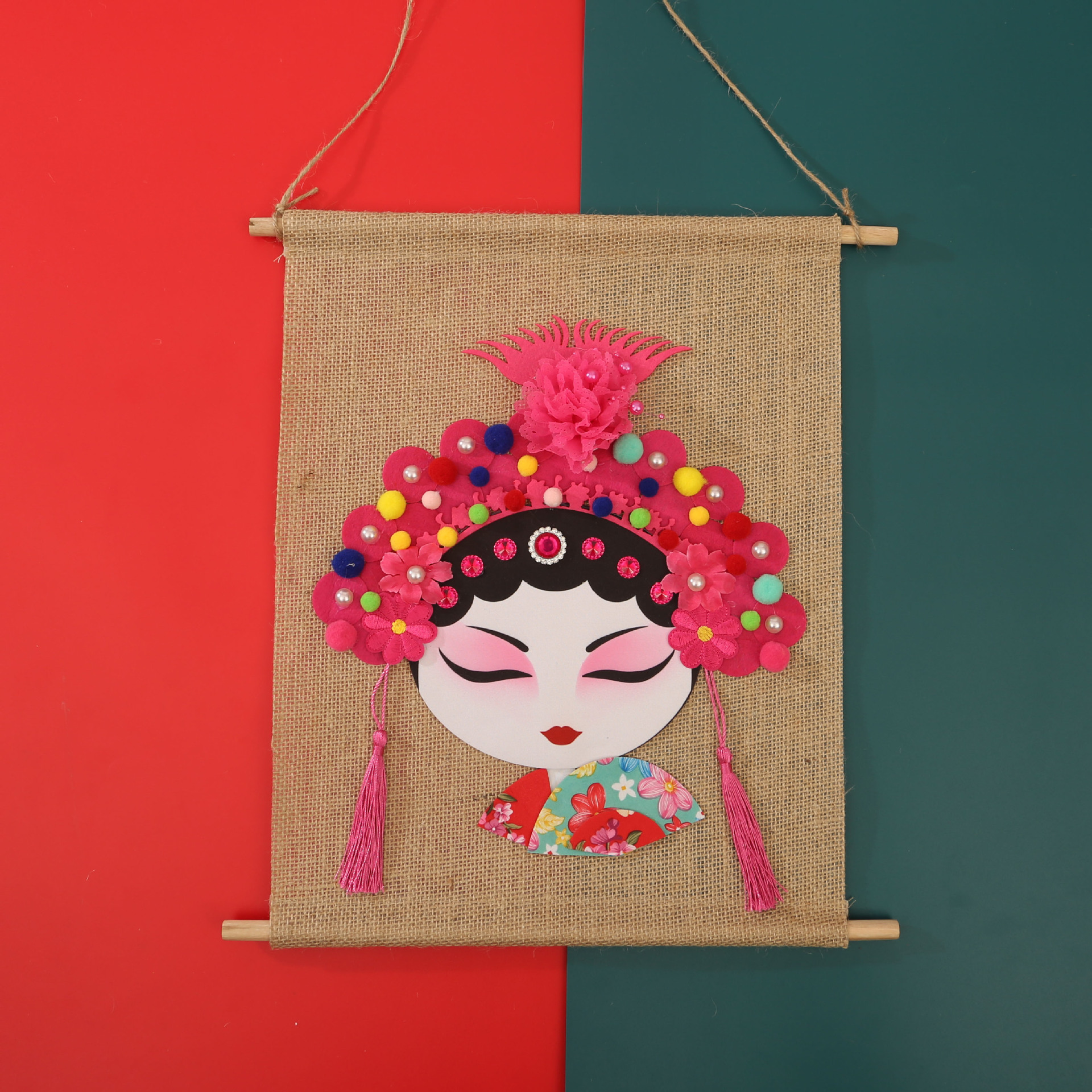 国风京剧脸谱手工diy礼物国潮文创沙龙团建活动非遗手工diy材料包详情11