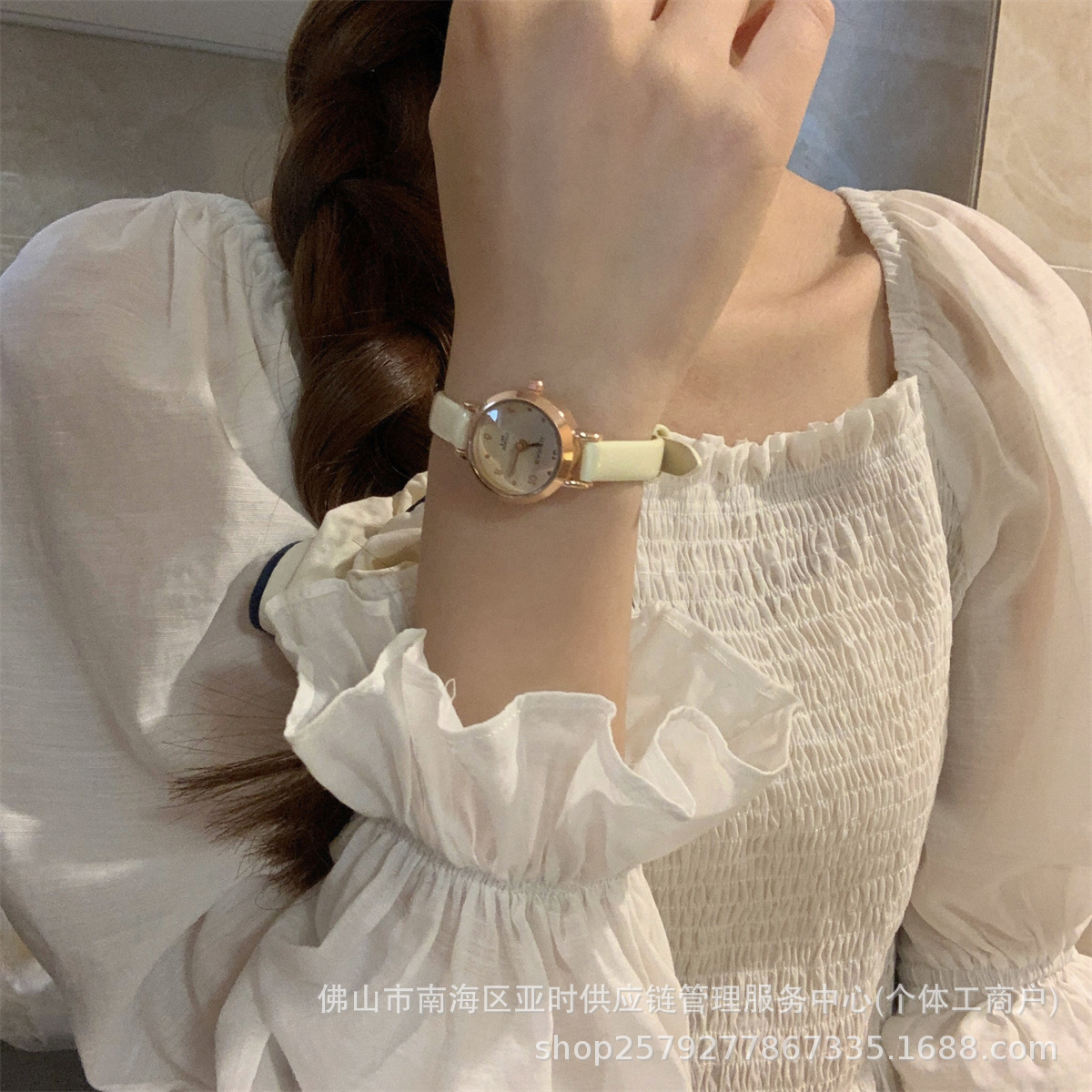 网红小众法式小表盘细带手表女学生文艺小清新女表石英表直播爆款详情26