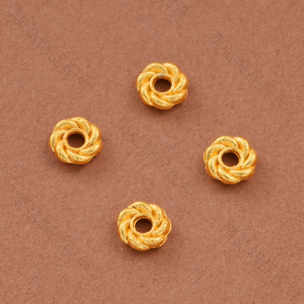 Ancient-style Vietnamese sand gold color preservation wreath, interlaced linen wreath, high-end bracelet, necklace, DIY jewelry accessories pic 12