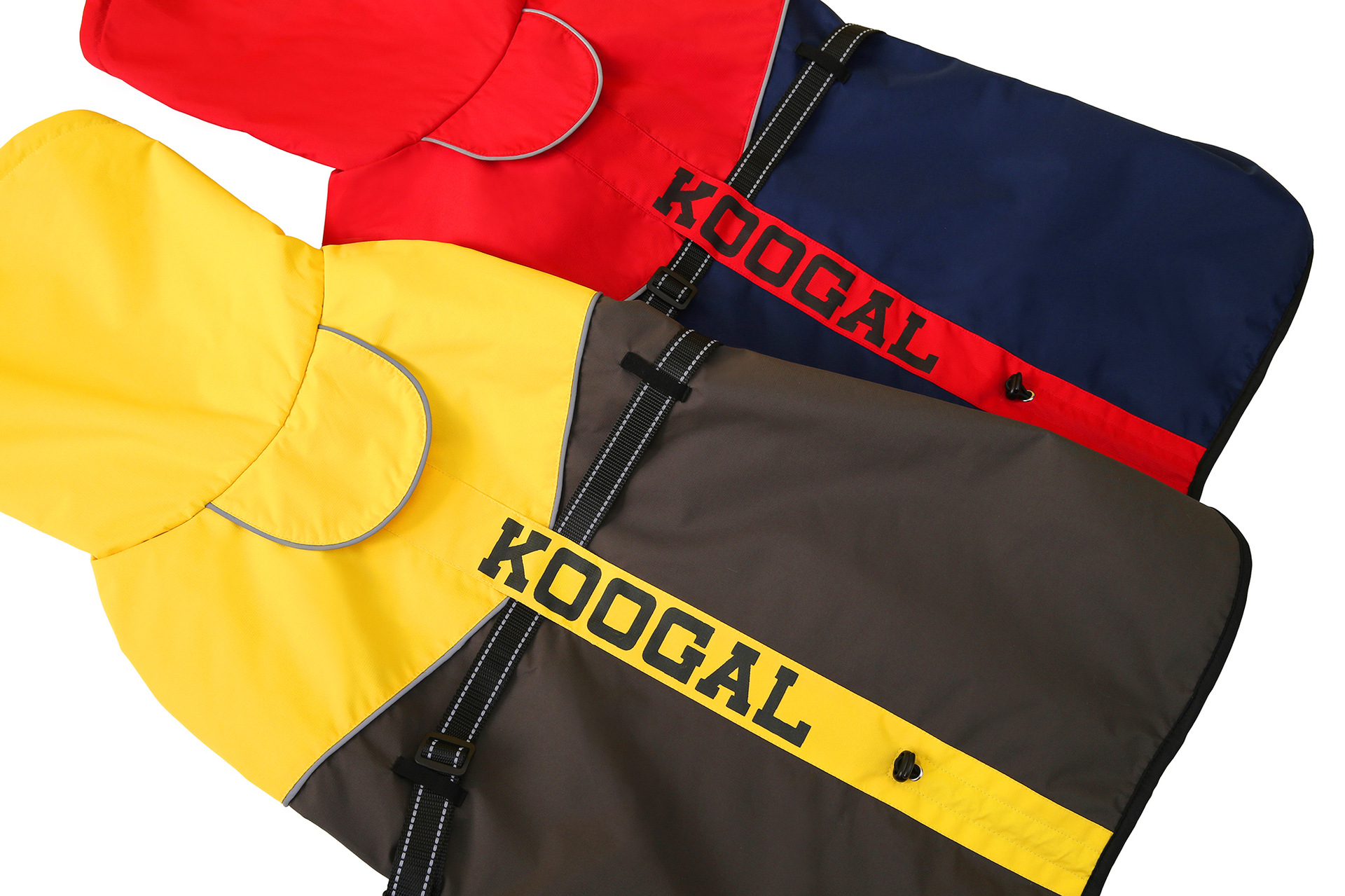 Pet clothing, pet windbreaker, double-layer waterproof and windproof outer layer, warm and extended neck cap, dog windbreaker pic 17