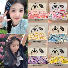 Facial cleansing and makeup seamless hair clip, side bangs for girls, one-line duckbill hair clip, high-end forehead clip headwear pic 14