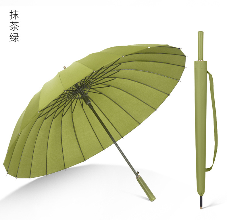 24骨长柄伞抗暴风晴雨两用伞加大双人商务直杆高尔夫伞广告印刷详情26
