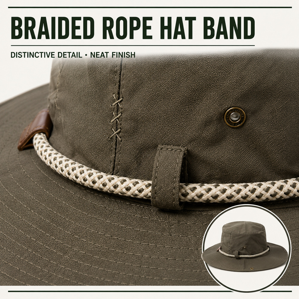 Sombrero de pescador ajustable personalizado bordado protector solar sombrero para hombres y mujeres multifacetado pequeño visera sombrero transfronteriza fábrica al por mayor pic 4