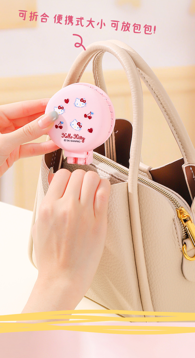 Sanrio officially authorized KT hollowed-out comb, styling smooth hair, fluffy comb, rib comb, beauty comb, airbag comb pic 9