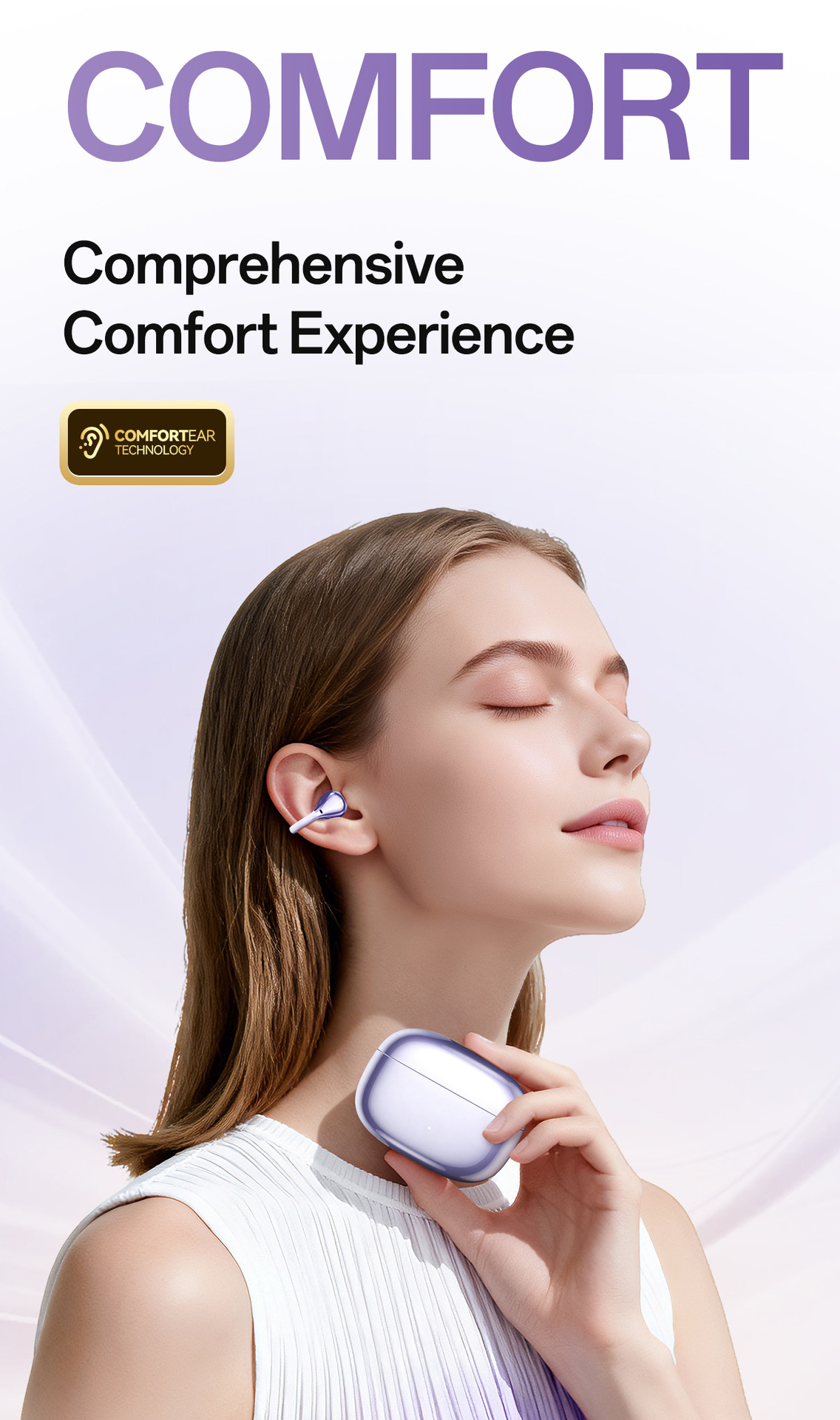 Clip de oído esférico auriculares bluetooth crossover M159 tipo de clip de oído OWS en el oído abierto clip de oído auriculares bluetooth pic 6