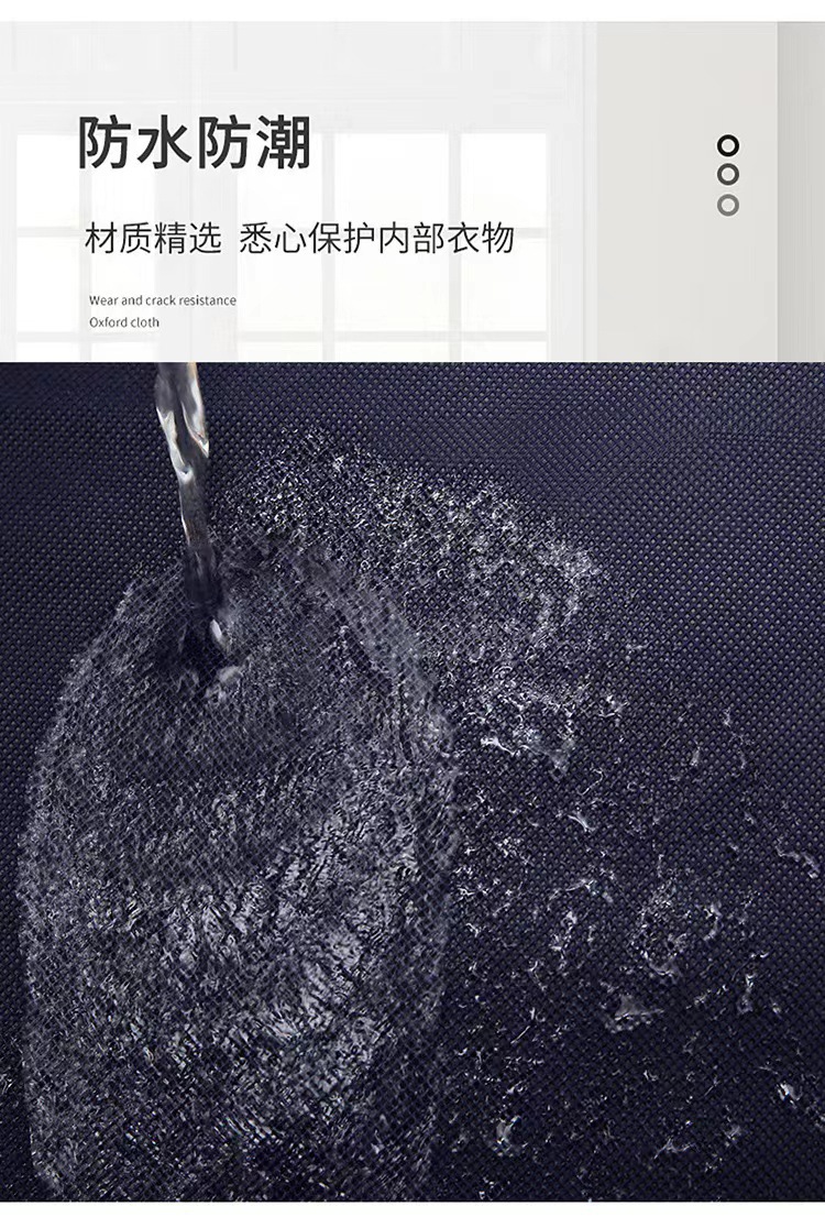 Wholesale of non-woven fabric moving bags, large-capacity waterproof and moisture-proof clothing and quilt packing bags, woven bags, luggage canvas bags pic 8