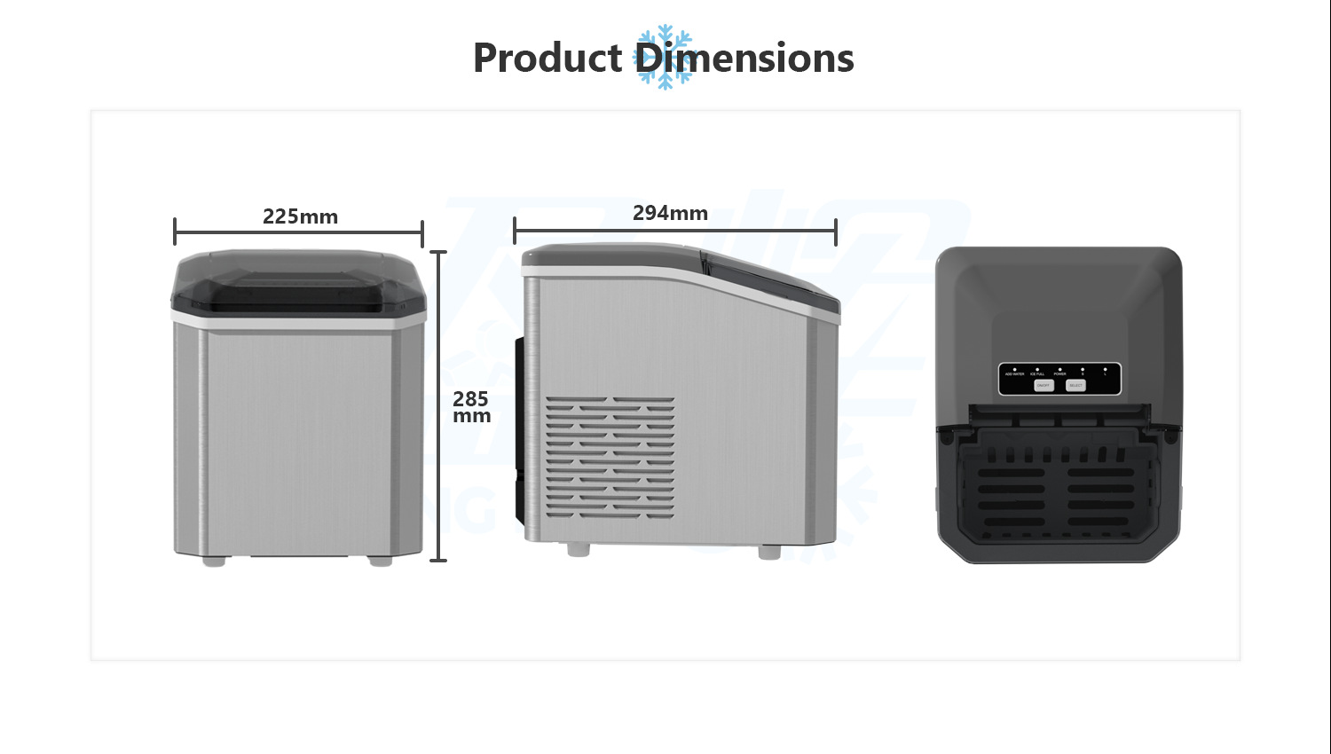 Small ice maker, household mini cube ice, dormitory desktop portable, fully automatic intelligent bullet ice, cross-border ice making pic 36