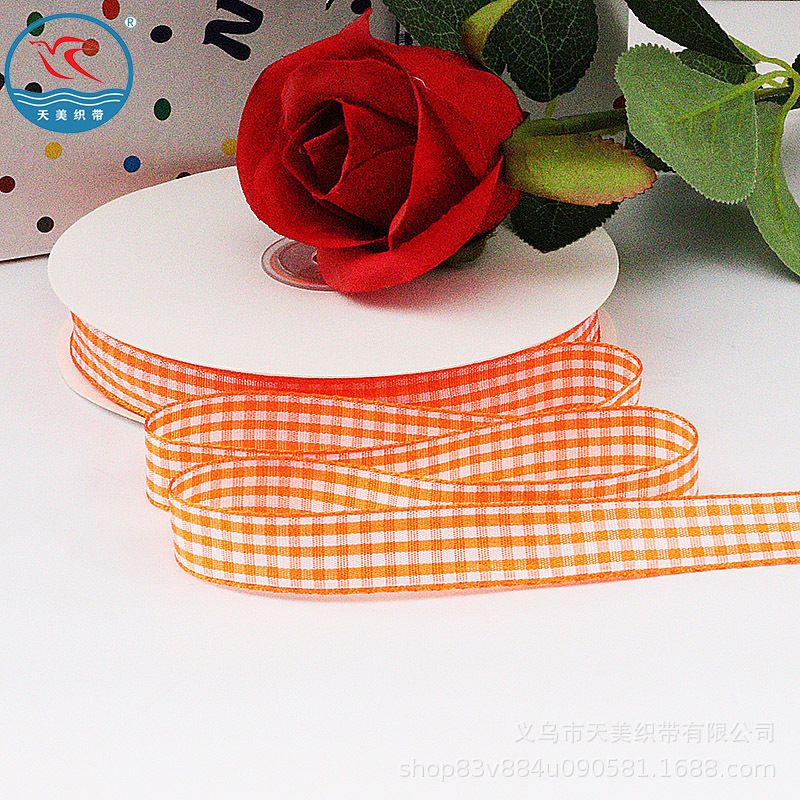 1.5 cinta de celosía milky bird plaid cinta decorativa para hornear pastel cinta de arco material de bricolaje cinta de celosía cinta de regalo pic 40