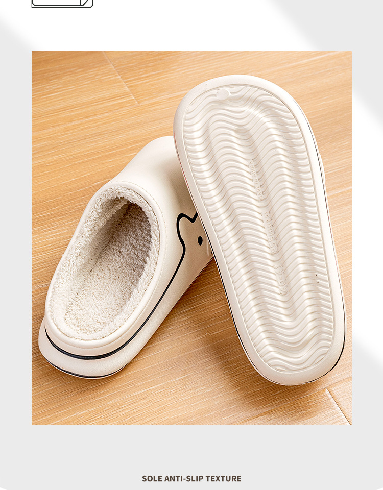 Impermeable y caliente eva zapatillas de algodón para hombres de invierno home 2024 nuevo estilo antideslizante pareja exterior desgaste de algodón de peluche para mujeres pic 11
