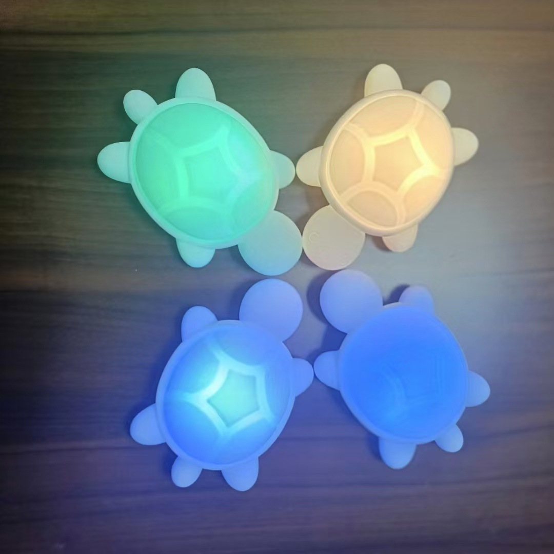 Little Rabbit and Little turtle night light magic tool, super cute pet silicone, a magic weapon for moms to lull them to sleep, pat light, smart sensing, papa Rabbit pic 16