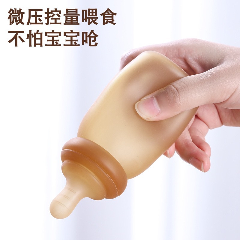 婴童婴幼儿硅胶米糊勺奶瓶挤压式喂养勺硅胶软勺母婴用品咬咬乐贝亲奶瓶母婴用品母婴详情2