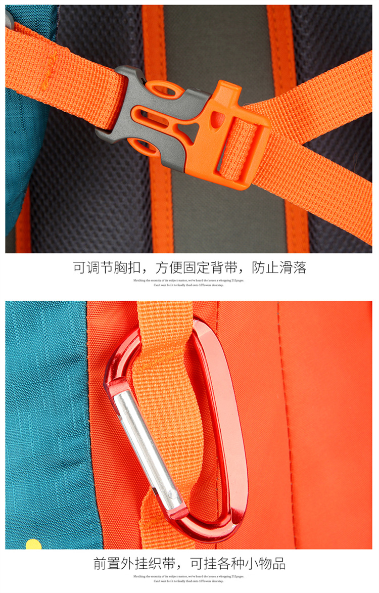 Wholesale of new backpacks, hiking sports backpacks, large-capacity water-resistant casual cycling and mountaineering bags pic 35