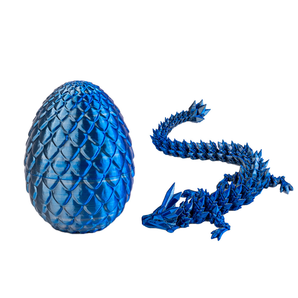 【工厂直销】3d打印蛋龙蛋复活节彩蛋关节可动摆件玩具工艺品水晶详情10