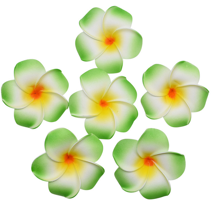 Colorful frangipani hair clips, headwear, flower hair accessories, seaside vacation simulation flower gift accessories, frangipani pic 5