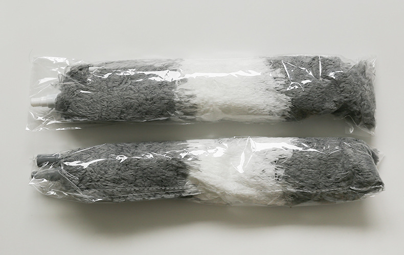 Cross-border bestseller fiber feather duster crevice cleaning wonder, retractable chicken feather Zen, retractable dust duster pic 1