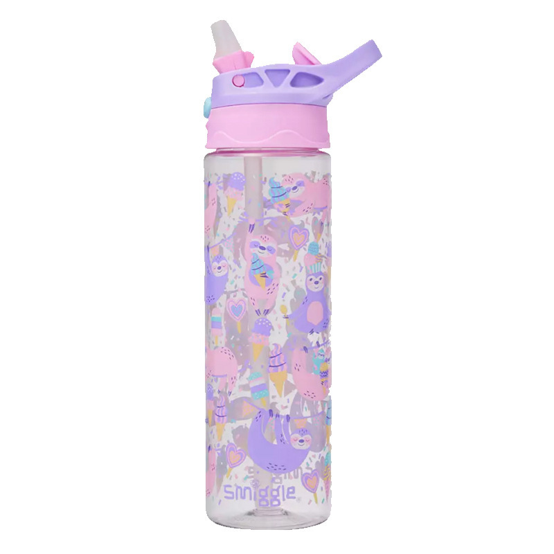 Australian smiggle straw water cup for boys, girls, children and students is a lightweight and transparent portable cup with a large capacity of 650ml pic 27