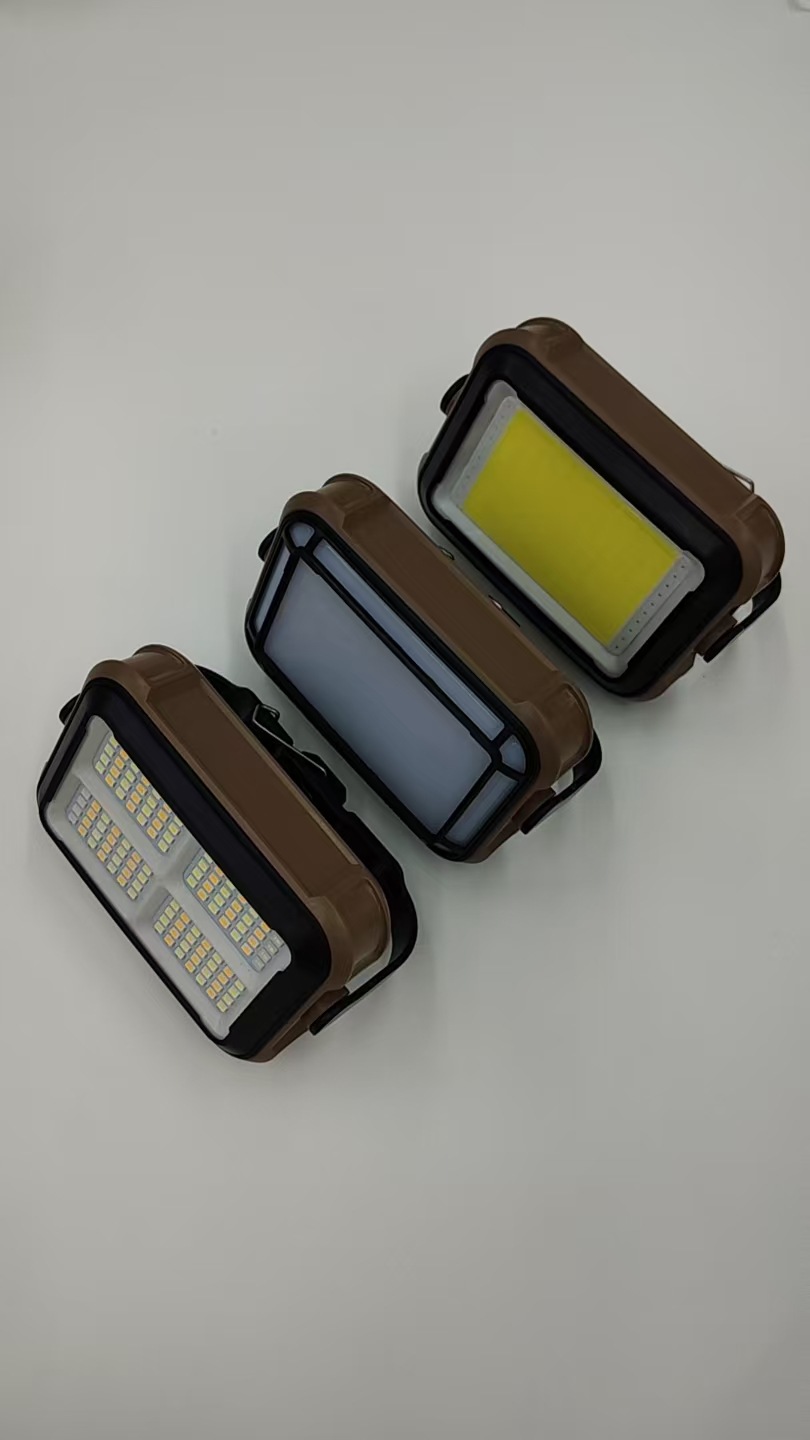 Cross-border new solar outdoor camping lighting tent lamp, rechargeable LED multi-functional magnetic work light pic 12