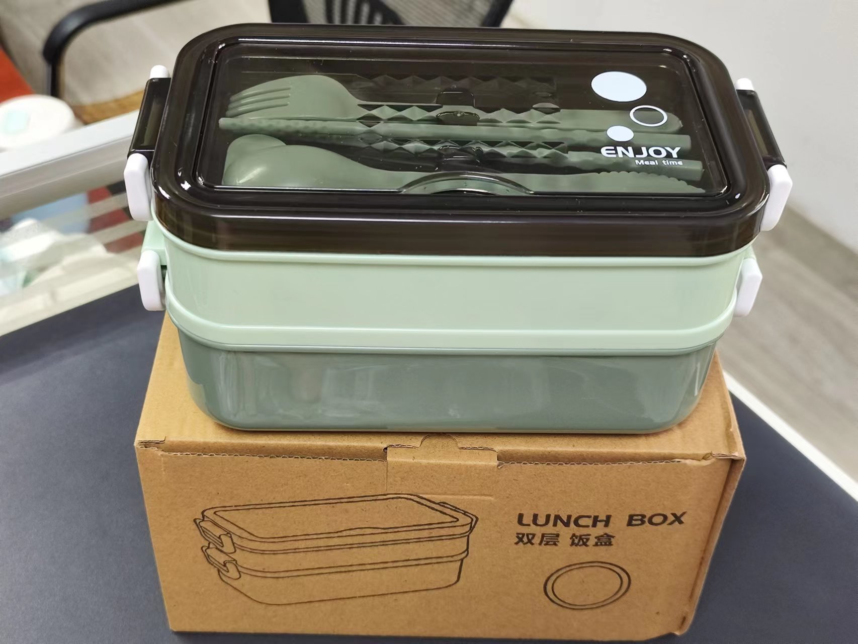 食品级不锈钢保温饭盒微波炉密封耐高温餐具双层便当盒学生保鲜盒详情17