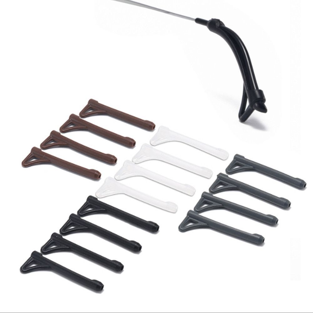 Anti-slip silicone eyeglass accessories, simple hook sports triangular ear hooks, fixed anti-drop ear tips, 5 pairs of ear hooks pic 12