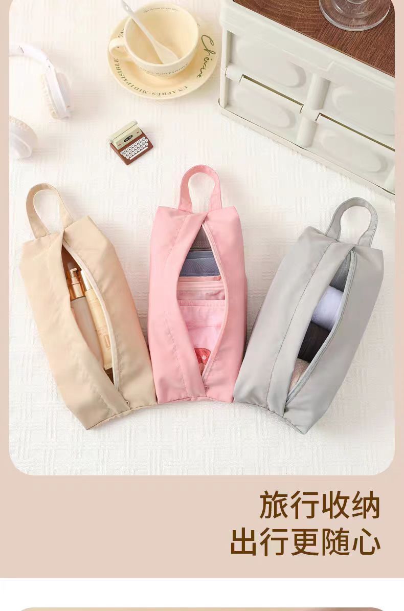旅行内衣内裤袜子收纳袋行李箱衣服分装整理包手提布袋便携防水袋详情6