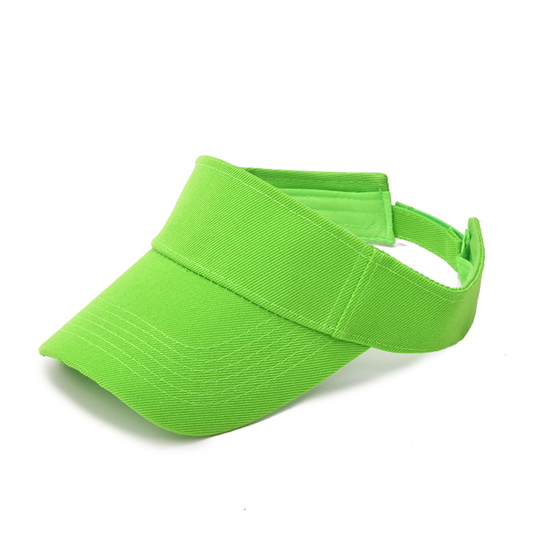 2022 New outdoor outing solid color versatile breathable top cap Simple and casual no-top cotton and linen sun hat pic 21