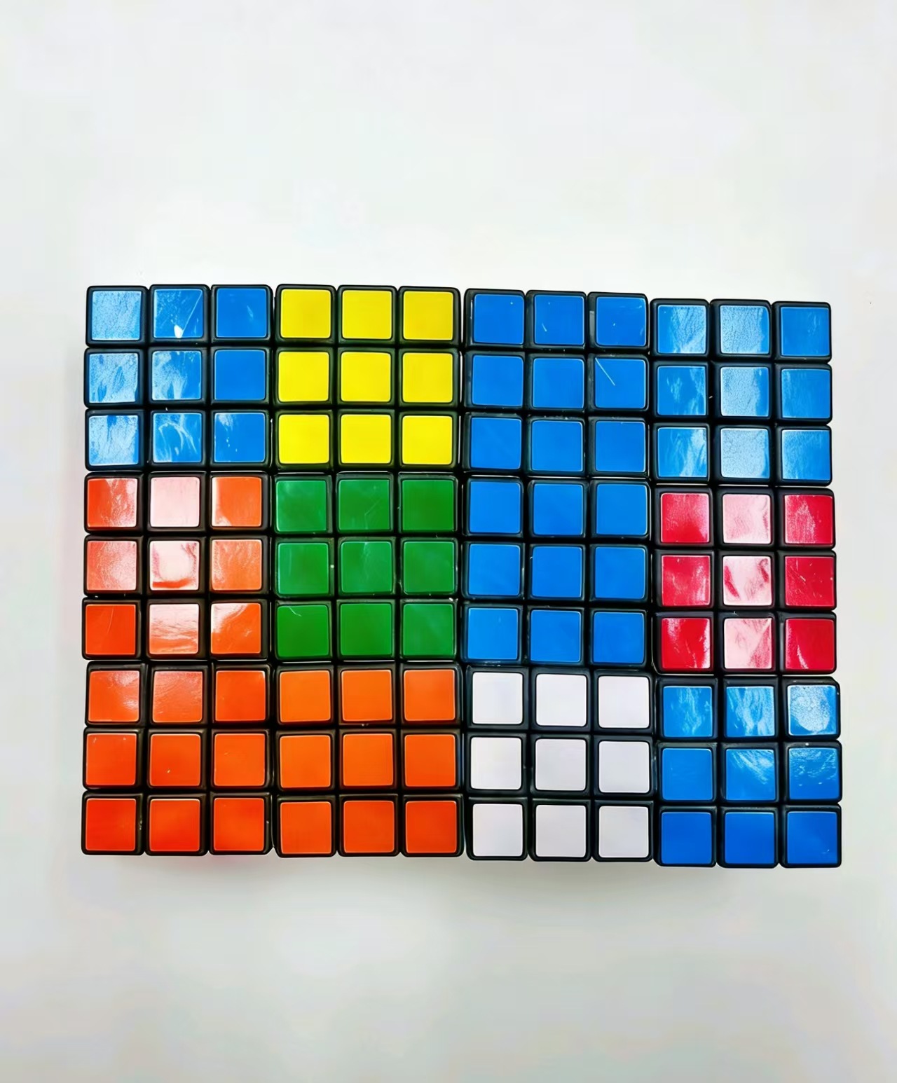 3cm迷你三阶魔方钥匙扣挂件学生益智解压小玩具厂家直销详情9