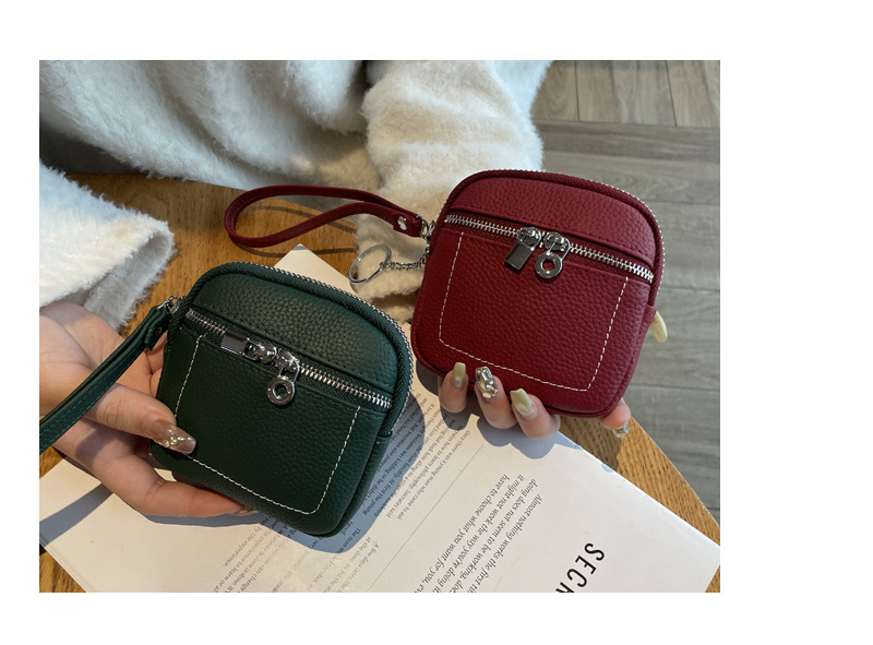 零钱包头层牛皮手拿包日常搭配真皮手腕包跨境热卖口红包2025新款详情18