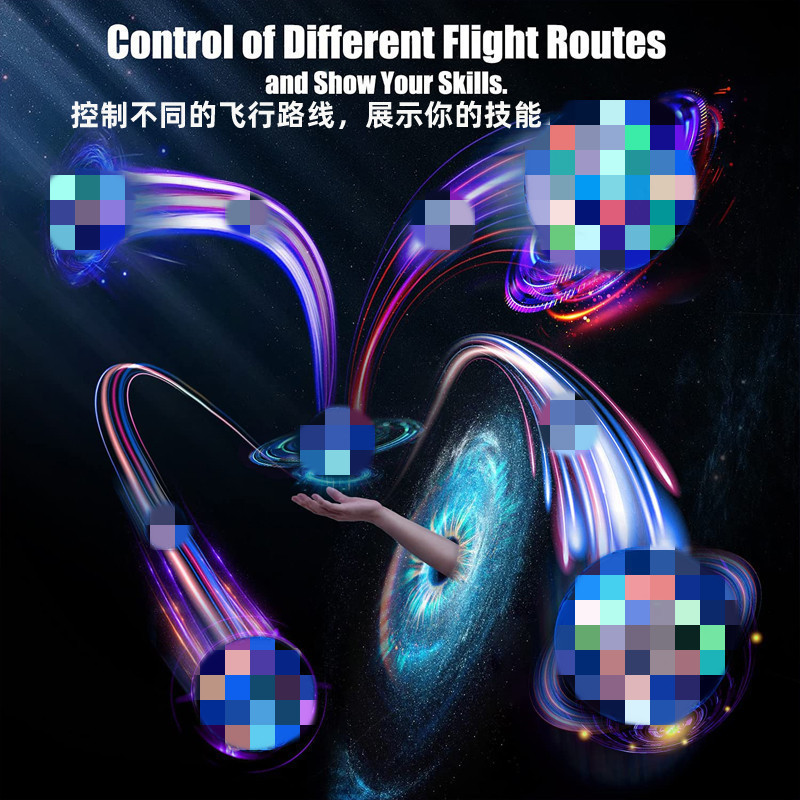 Douyin cross-border bestseller Magic Flying Ball, Spinning Ball, intelligent Sensing Flying Luminous Floating Ball toy pic 6