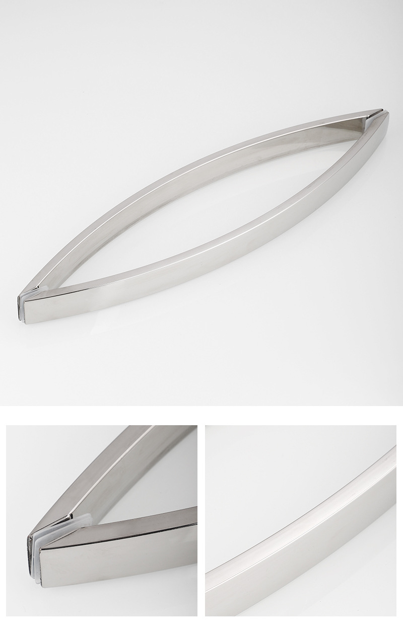 厂家304淋浴房拉手 酒店浴室玻璃门把手 大门推拉门不锈钢拉手详情47