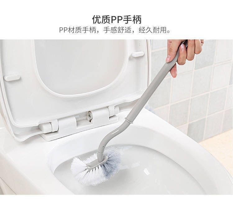 马桶刷家用无死角刷厕所刷子软毛长柄卫生间洁厕刷壁挂坐便清洁刷详情12