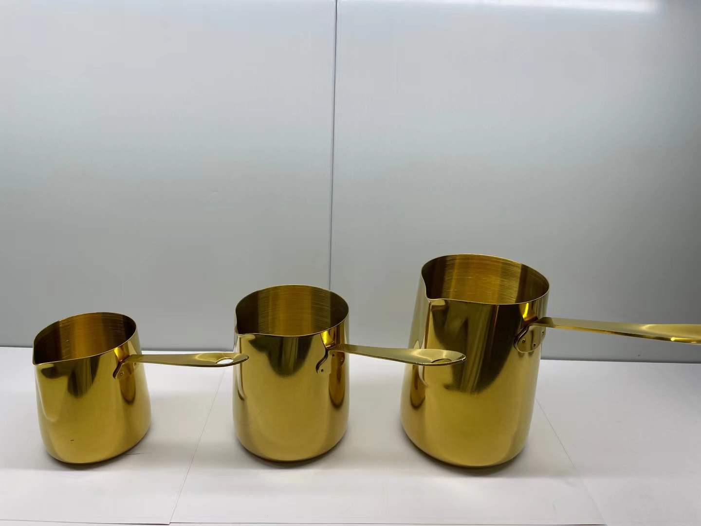 Fancy milk pot, stainless steel thickened baby food pot, baby cooking, mini deep pot, coffee cup, hot milk cup, pointed mouth milk cup pic 8