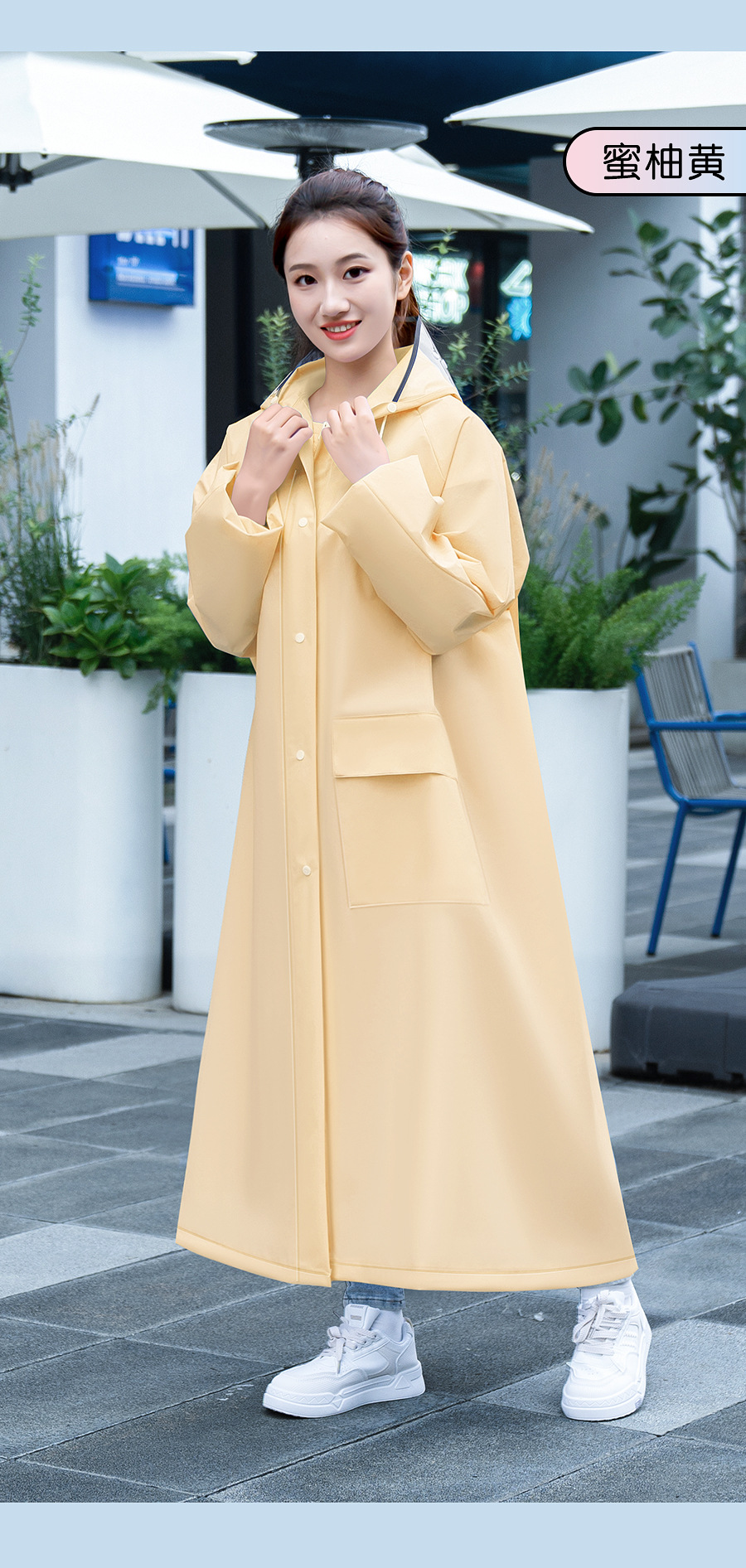Wholesale and consignment of full-body raincoats, thick and long rainproof single-person eva, adult electric vehicle, school durable raincoats pic 19