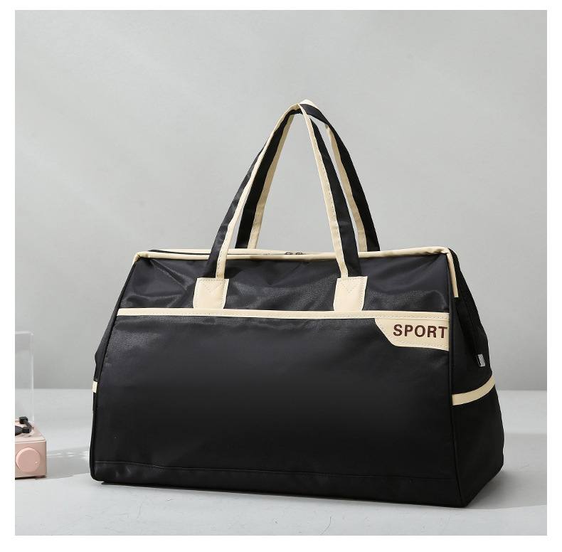 新款简约通勤手提旅行包牛津布加厚耐用运动健身包出差行李收纳袋详情18