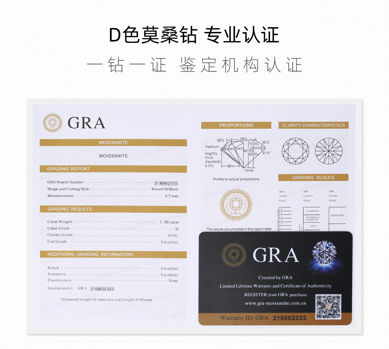 MODIAN摩典VVS1净度莫桑钻s925纯银网红风ins商务百搭排钻戒指女详情2