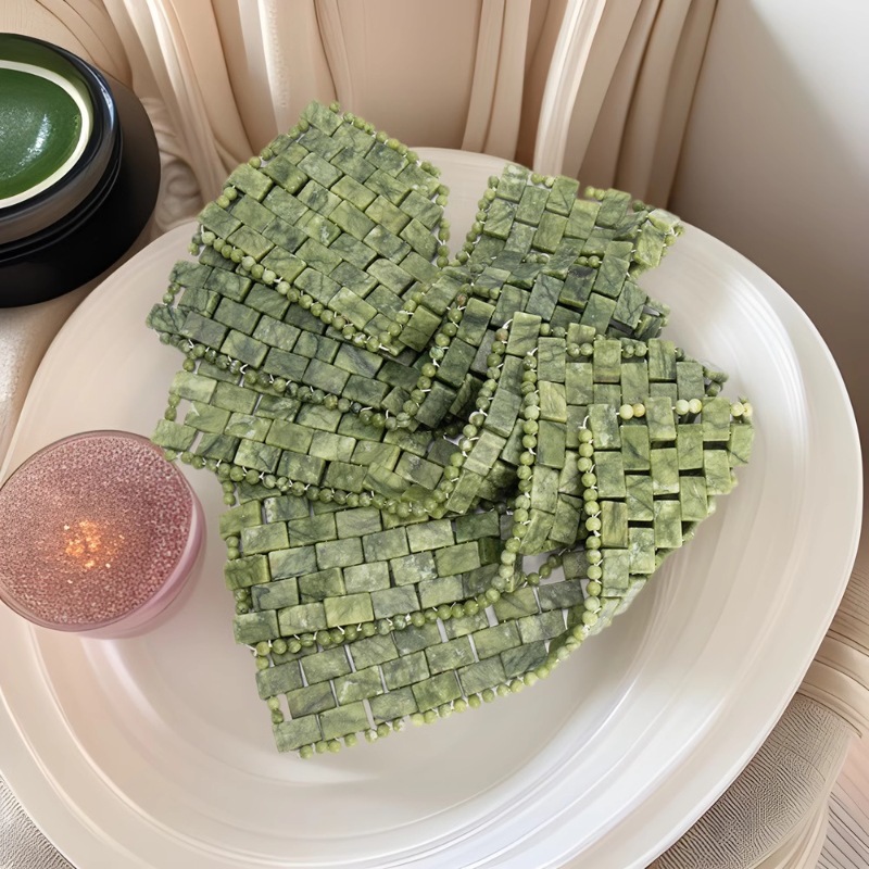 时尚天然玉石眼帘面部眼部养护玉石眼罩按摩器皮肤护理保健美容帘理疗经络冷热敷舒缓工具详情6