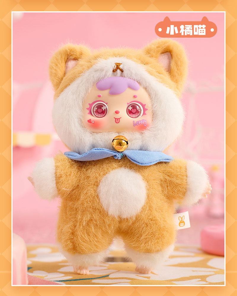 可爱毛绒系列三小毛(Samuel)猫猫小聚会盲盒女生卧室装饰包包挂件详情11