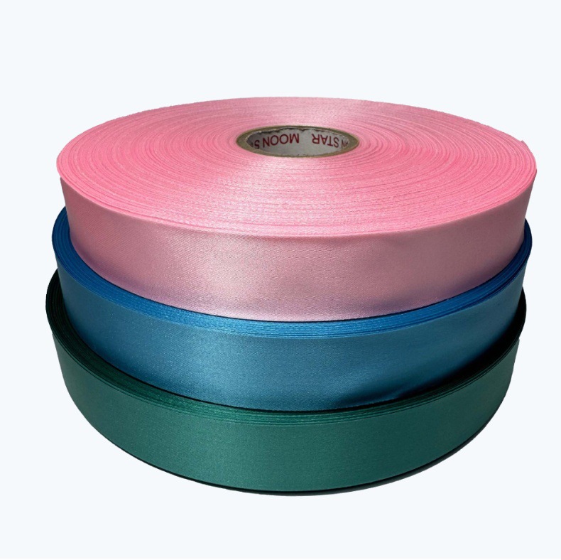 彩色色丁缎带1-10cm高品质印唛礼品包装节庆装饰丝带批发详情1