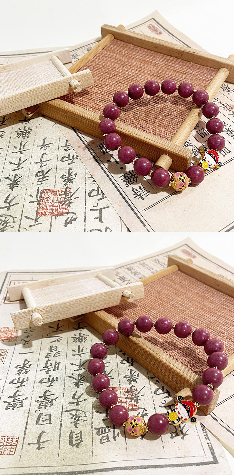 Natural ancient method combined with incense beads, handcrafted ancient recipe, diy fragrant incense beads, single-circle cultural play Buddhist beads string, Buddhist beads pic 3