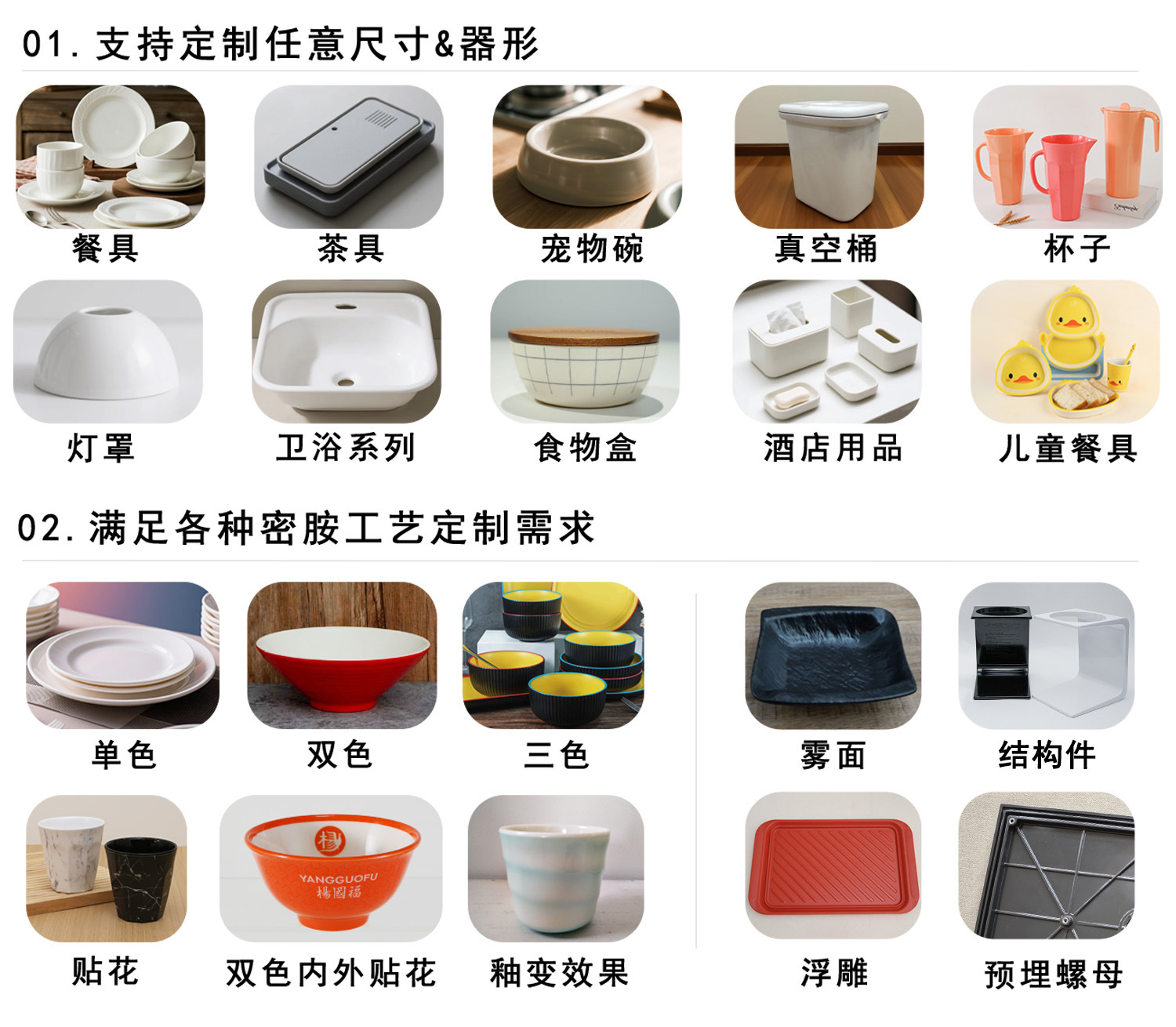 跨境分格轻食餐盘儿童大人早餐盘 家用高颜值一人食盘子211分隔盘详情4