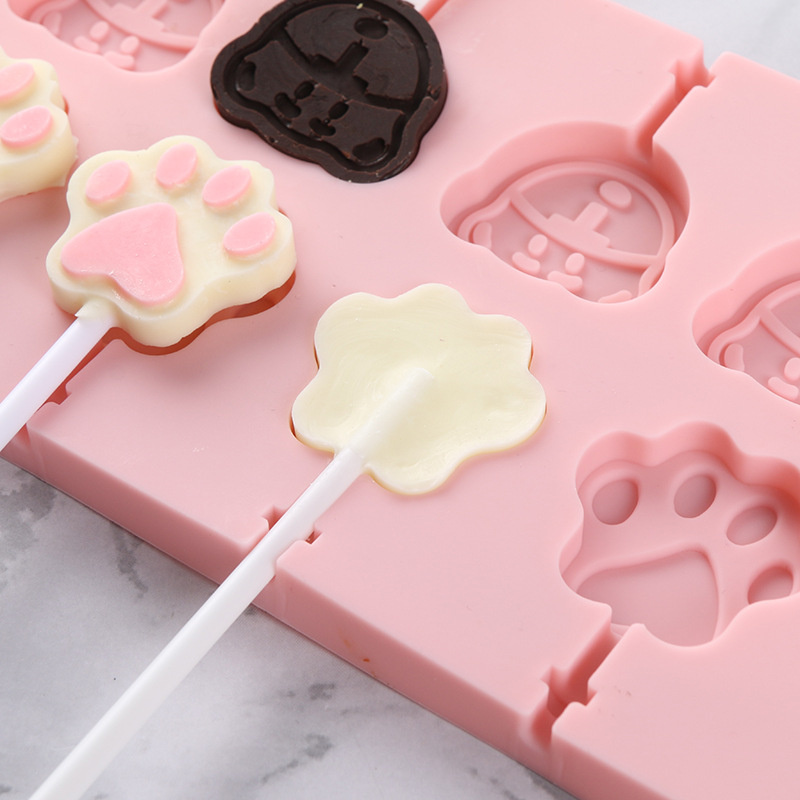 Candy, chocolate, lollipop molds, silicone cartoon series candy molds, diy hand-baked epoxy resin molds pic 15