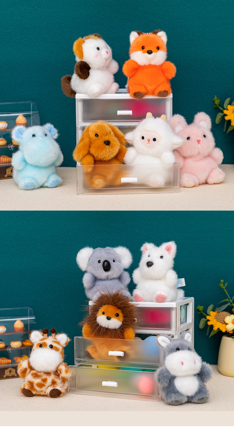 Plush toy pendants, Little Bean series mini dolls, soothing and stress-relieving figurines, trendy wholesale bags and pendants pic 9