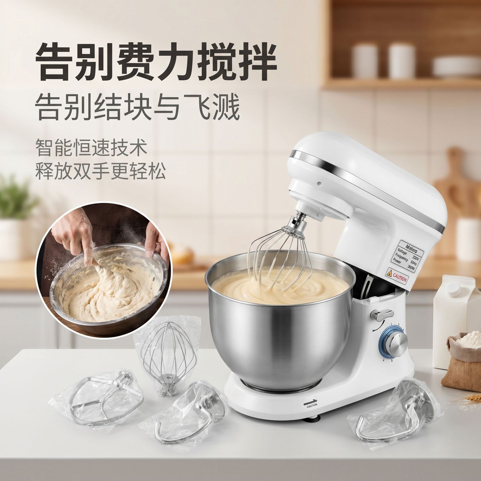 Commercial fully automatic fresh milk mixer, milk tea shop milk cap whipping machine, bakery cream mixing equipment manufacturer pic 4