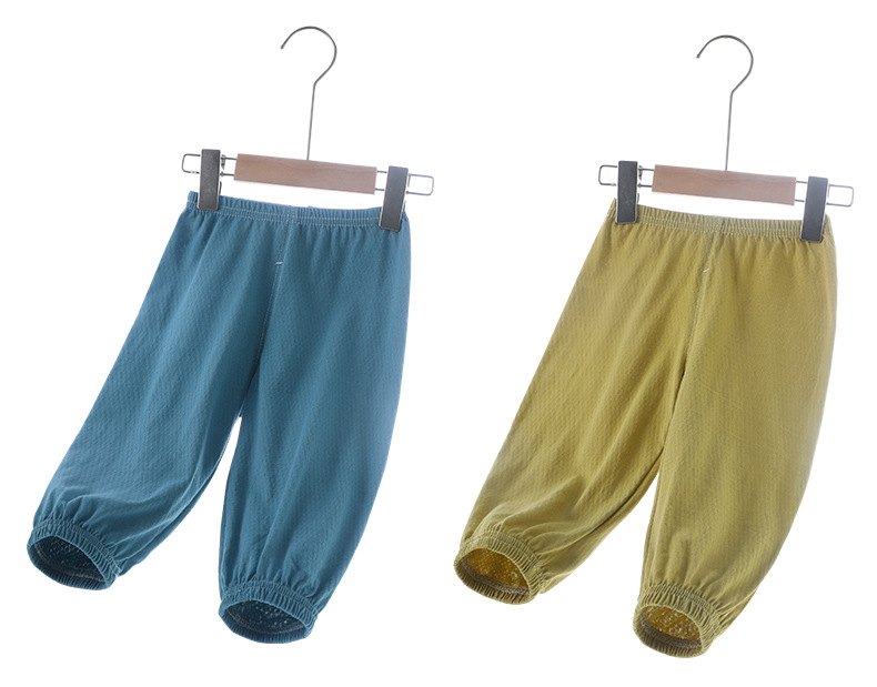 婴儿全棉防蚊裤男童夏季薄款a类宝宝夏天儿童小童外穿空调裤子详情11