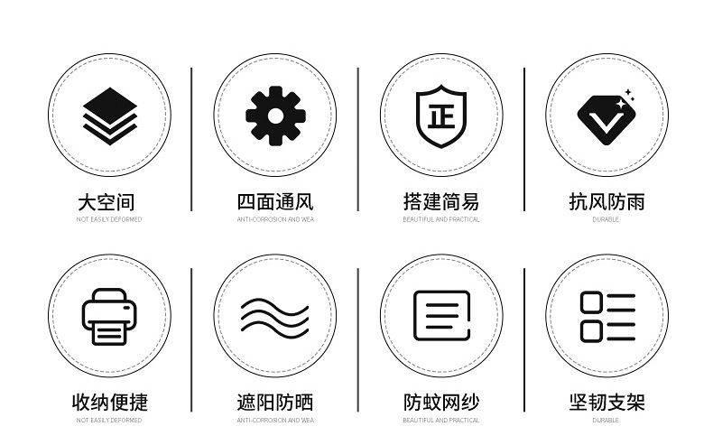 圆帐婴儿床蚊帐通风防蚊帐篷带蚊帐婴儿专用详情3