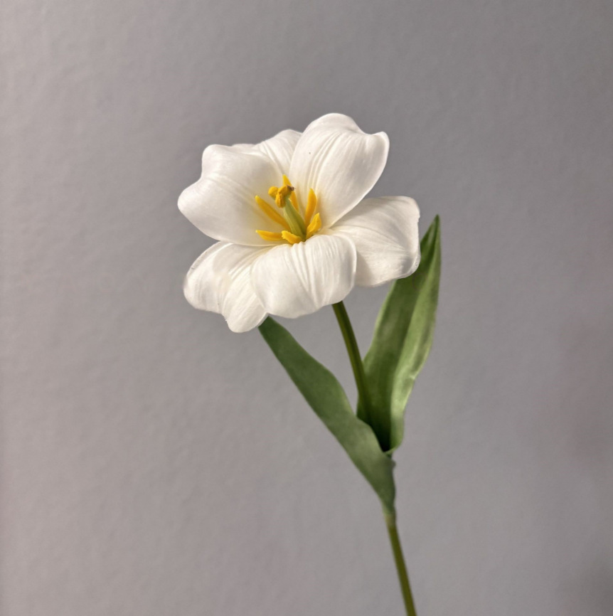 PU开口笑郁金香仿真假花手感保湿婚庆用花摄影道具装饰摆件仿真花详情31