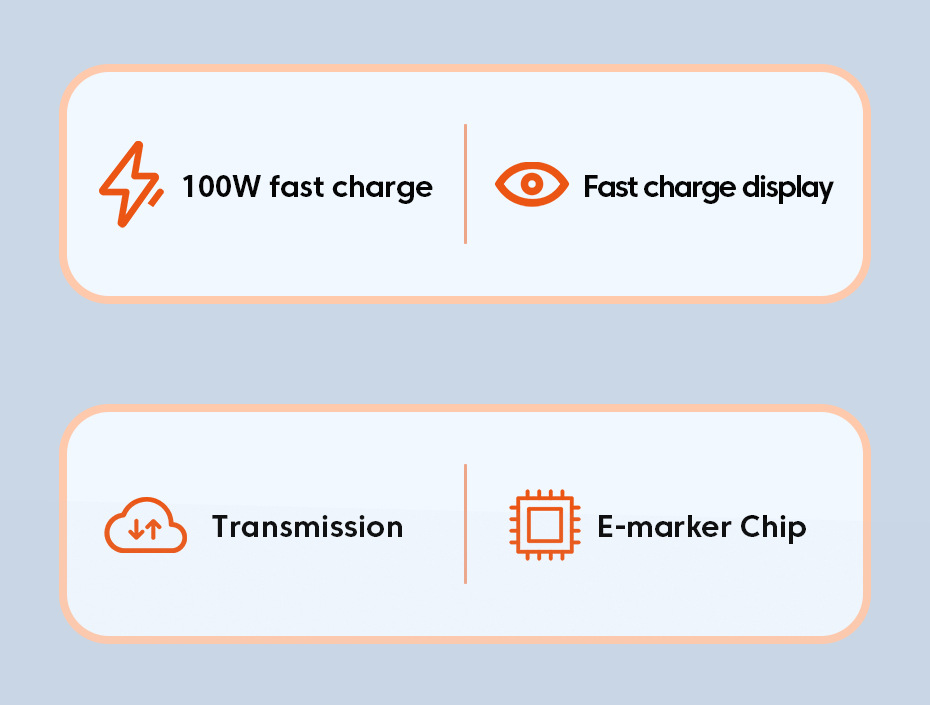 ToockiPD100W fast charging digital display data cable is suitable for charging digital devices of Huawei and iPhone 15 mobile phones and tablets pic 2