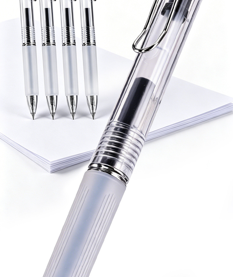 Factory direct supply of Weiya CS pen tip gel pen WYH29821 black gel pen wholesale transparent gel pen pic 2